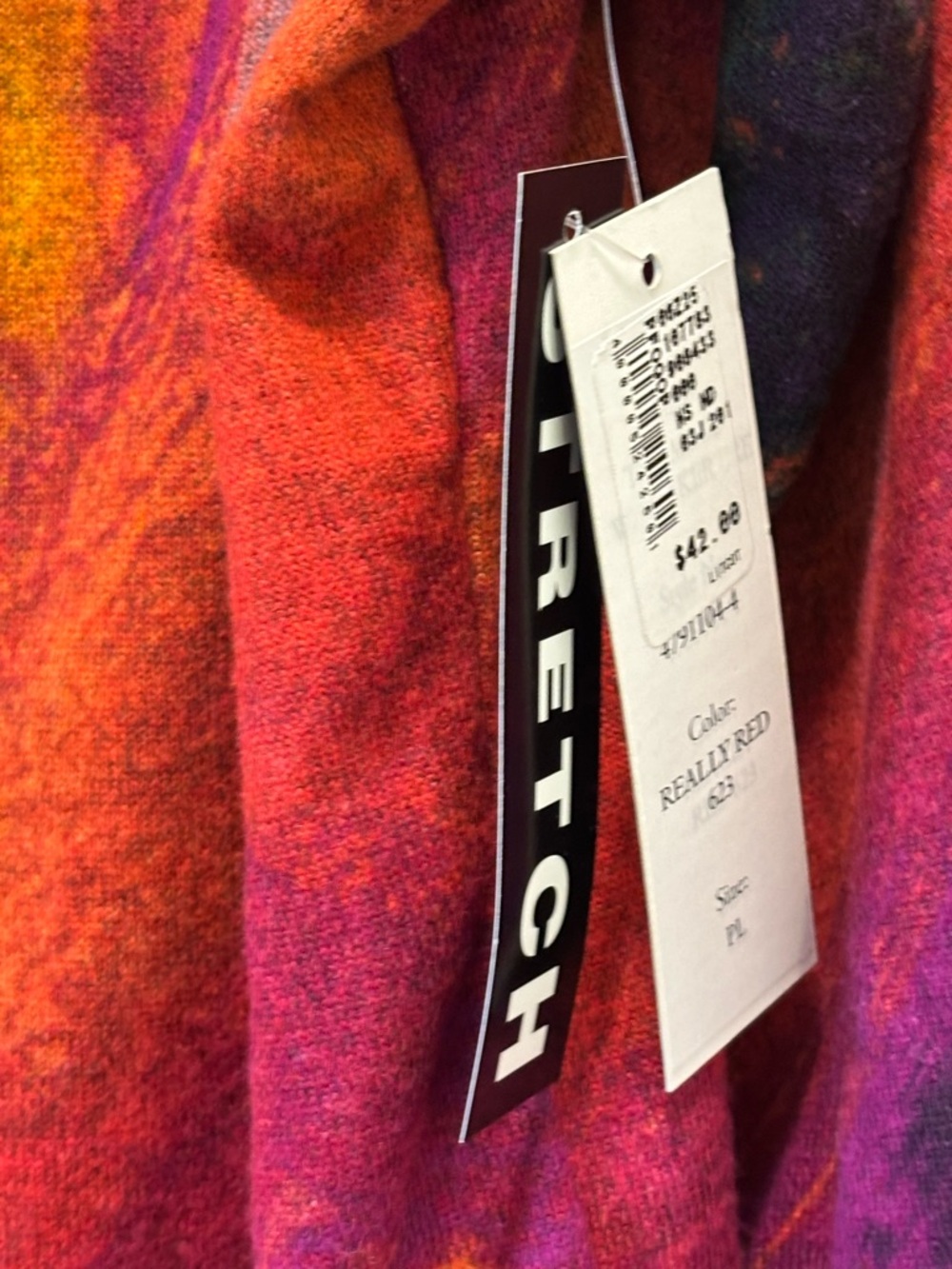 Thomas & Olivia Artsy Cowl Neck Abstract Print Blouse Petite - Picture 5 of 6